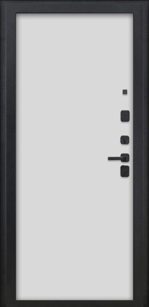 Входная дверь ДвериПРО Аура Гладкая Белый матовый DPRO226165 внутренняя сторона