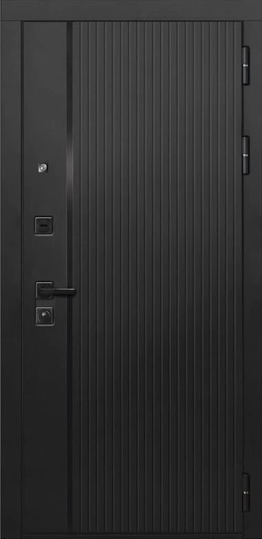 Входная дверь ДвериПРО Л-45 ФЛЗ -1 Белый матовый DPRO226264 внешняя сторона